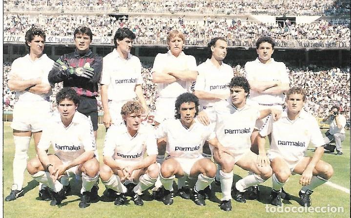 Sammelleidenschaft Sport: REAL MADRID: Recorte de un equipo de la temporada 88-89