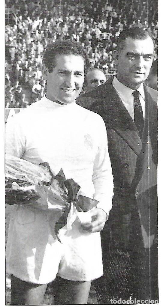 Collezionismo sportivo: REAL MADRID: Recorte de Paco GENTO antes de un partido