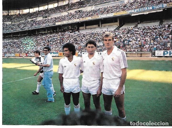 Collezionismo sportivo: REAL MADRID: Recorte de HUGO S&Aacute;NCHEZ, GORDILLO y MACEDA