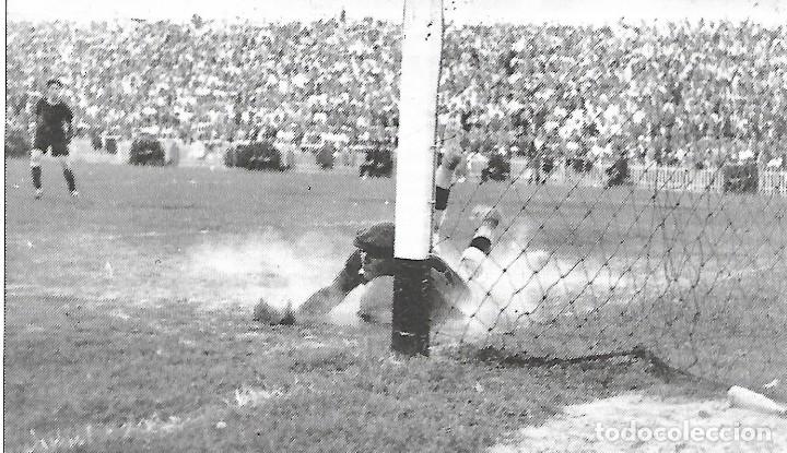 Collezionismo sportivo: REAL MADRID: precioso recorte de la &uacute;ltima parada de Ricardo ZAMORA, en la Final de Copa de 1936