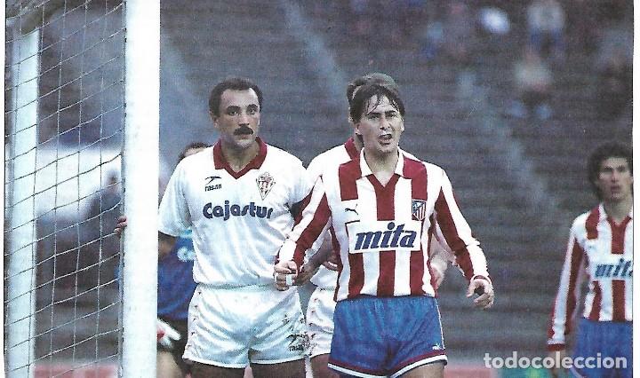 Collezionismo sportivo: REAL SPORTING DE GIJ&Oacute;N: Recorte de JOAQU&Iacute;N. 1989