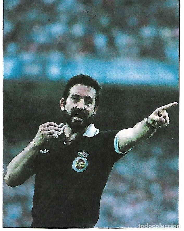 Collezionismo sportivo: Recorte del &aacute;rbitro aragon&eacute;s PES PEREZ. 1989