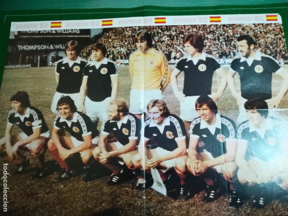 Collezionismo sportivo: POSTERS LA SAGA DEL MUNDIAL 1982 ESCOCIA N&ordm;6 , DESPLEGABLE