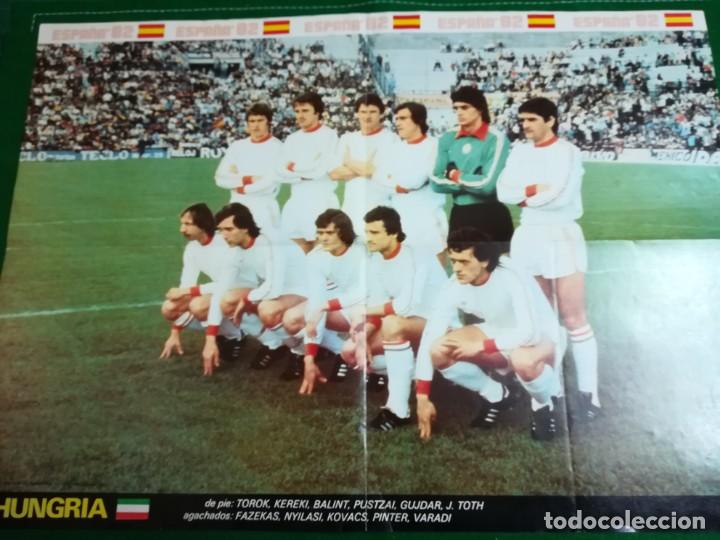Collezionismo sportivo: POSTERS LA SAGA DEL MUNDIAL 1982 HUNGRIA N&ordm;2 , DESPLEGABLE