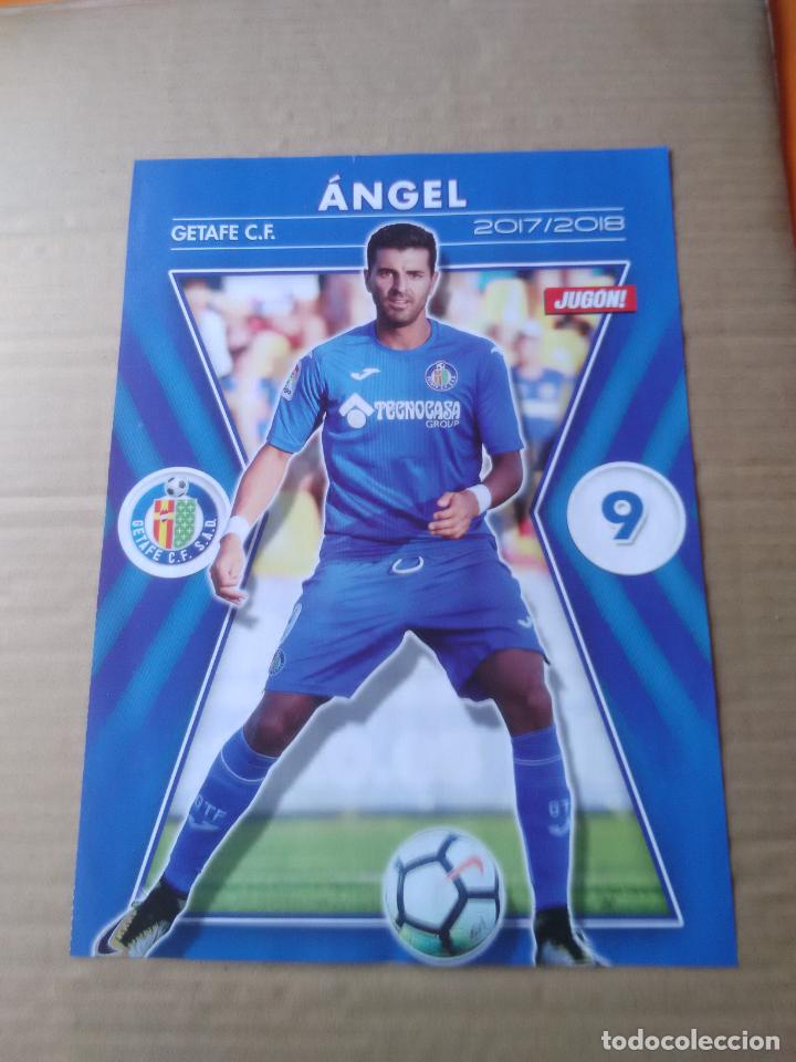 Collezionismo sportivo: &Aacute;NGEL GETAFE Y SERGIO ASENJO VILLARREAL DOBLE P&Oacute;STER 1 P&Aacute;G REVISTA JUG&Oacute;N 2017-2018 LIGA F&Uacute;TBOL 17-18