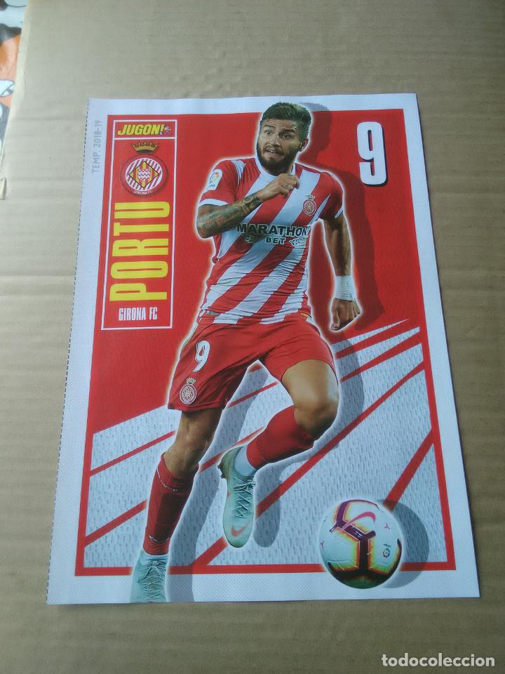 Collectionnisme sportif: PORTU GIRONA Y WILLIAN JOS&Eacute; REAL SOCIEDAD - DOBLE P&Oacute;STER 1 P&Aacute;G REVISTA JUG&Oacute;N 2018-2019 LIGA F&Uacute;TBOL