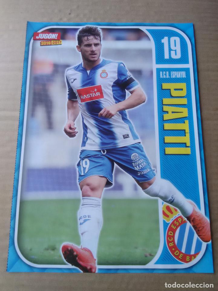 Collectionnisme sportif: PABLO PIATTI ESPANYOL - P&Oacute;STER 1 P&Aacute;GINA REVISTA JUG&Oacute;N 2016-2017 LIGA F&Uacute;TBOL 16-17