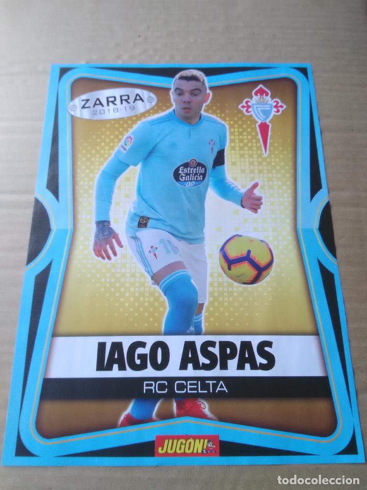 Collectionnisme sportif: IAGO ASPAS CELTA VIGO, EQUIPO GRANADA ASCENSO DOBLE P&Oacute;STER 1 P&Aacute;G REVISTA JUG&Oacute;N 2018-2019 LIGA F&Uacute;TBOL