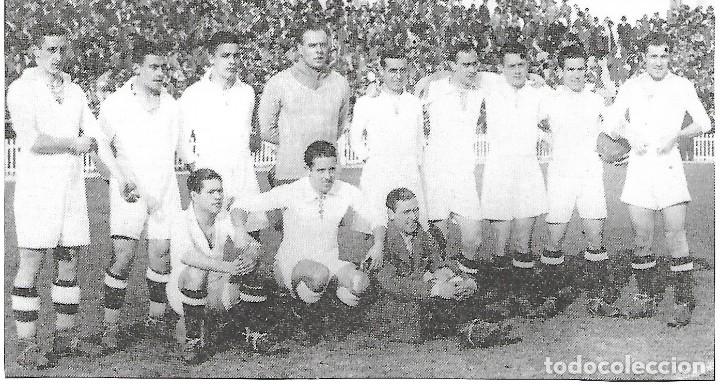 Collezionismo sportivo: REAL MADRID: Recorte de un equipo de la temporada 31-32, Campeones de Liga