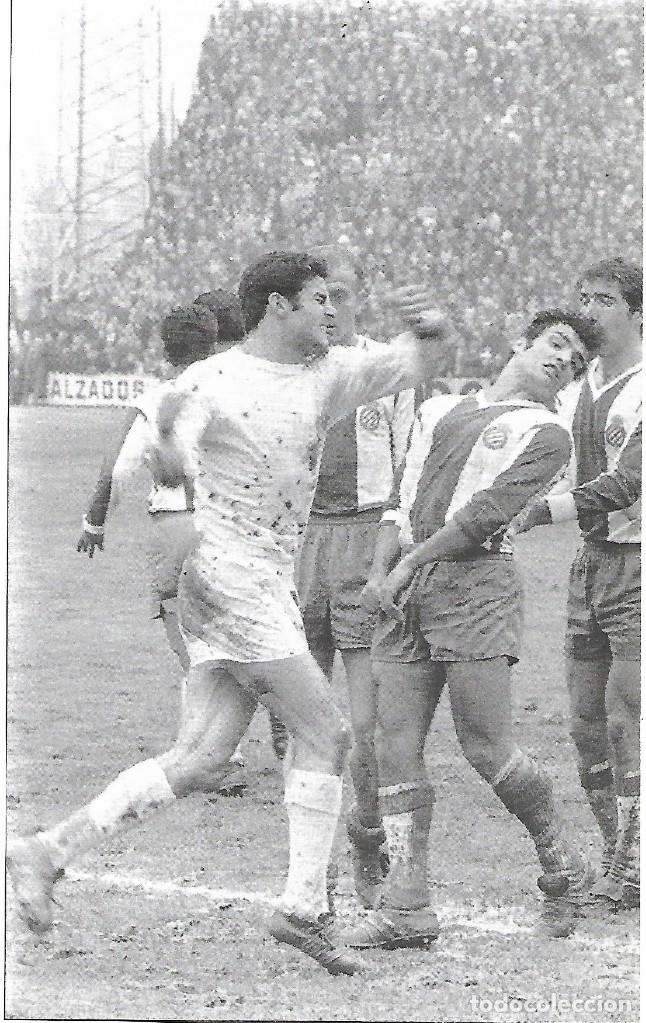 Collezionismo sportivo: REAL MADRID: Gran recorte de JOS&Eacute; LU&Iacute;S agrediendo a RIERA en un Espa&ntilde;ol-R.Madrid de la 68-69