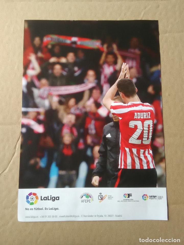 Sammelleidenschaft Sport: ARITZ ADURIZ, ATHLETIC CLUB BILBAO: POSTER MINI REVISTA 2017-2018 LIGA F&Uacute;TBOL 17-18 (14,4 X 20,4 CM)