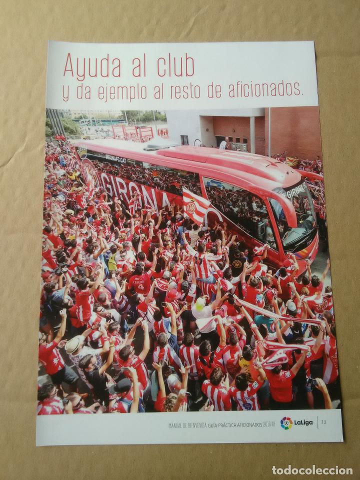Collezionismo sportivo: AFICI&Oacute;N GIRONA - POSTER MINI REVISTA 2017-2018 LIGA F&Uacute;TBOL 17-18 (14,4 X 20,4 CM)