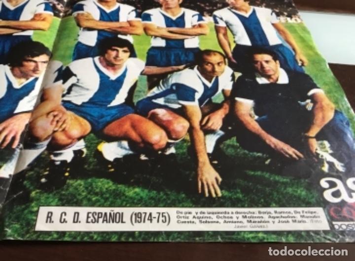 Coleccionismo deportivo: Poster R.C.D.ESPA&Ntilde;OL - Foto 2