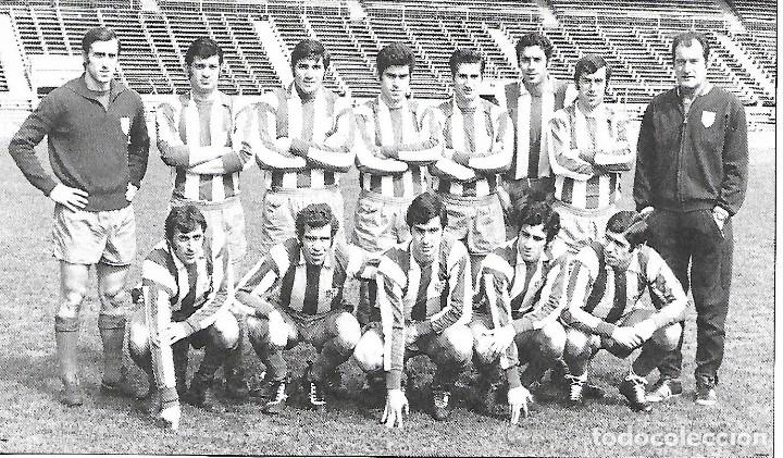 Collectionnisme sportif: ATL&Eacute;TICO DE MADRID: Curioso recorte con doce jugadores de la temporada 69-70, Campeones de Liga