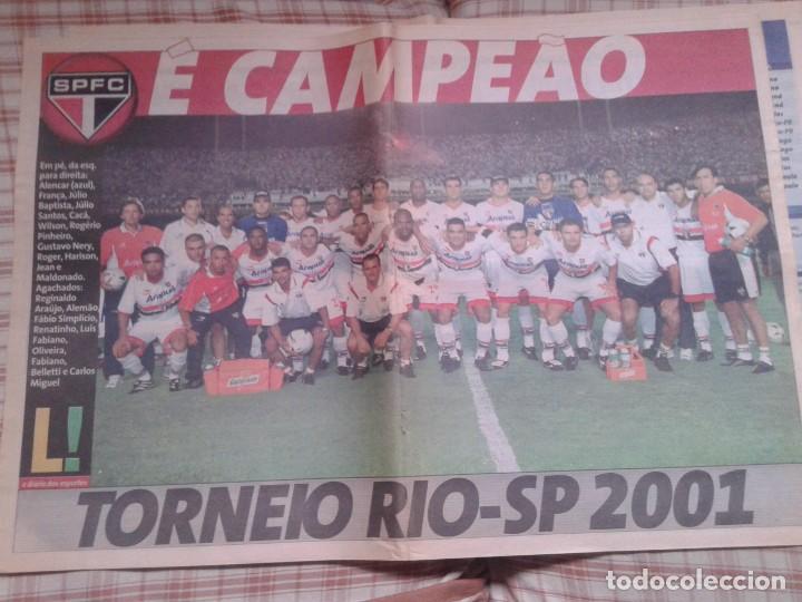 Coleccionismo deportivo: POSTER SAO PAULO  2001 TORNEO RIO SP