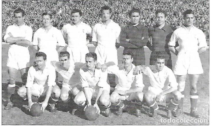 Collectionnisme sportif: REAL MADRID: Recorte de un equipo de la temporada 48-49