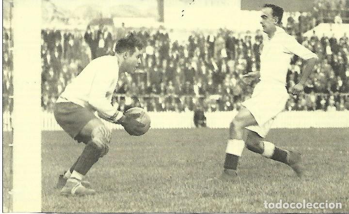 Collectionnisme sportif: REAL MADRID. Recorte de LU&Iacute;S REGUEIRO en acci&oacute;n