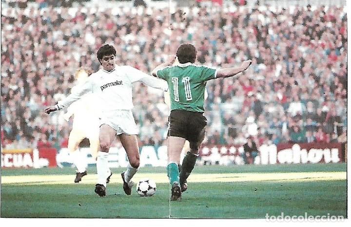 Collectionnisme sportif: REAL MADRID: Recorte de MICHEL frente al Racing de Santander