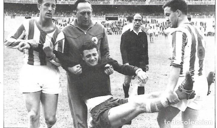 Collectionnisme sportif: REAL SOCIEDAD: Recorte de ARAQUIST&Aacute;IN lesionado en el Bernab&eacute;u