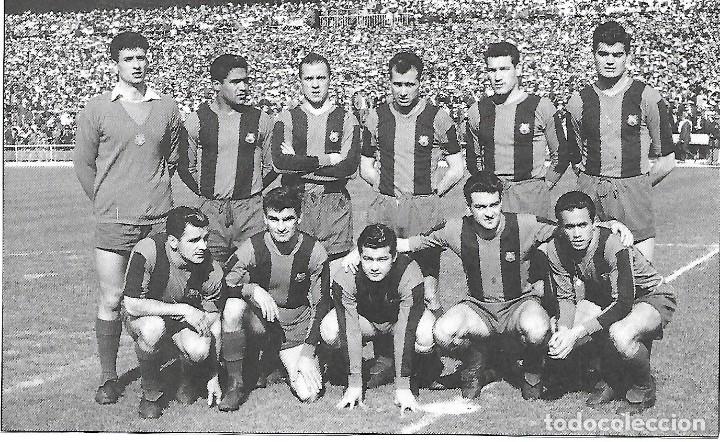 Collectionnisme sportif: BAR&Ccedil;A: Recorte de un equipo de la temporada 61-62 en el Santiago Bernab&eacute;u