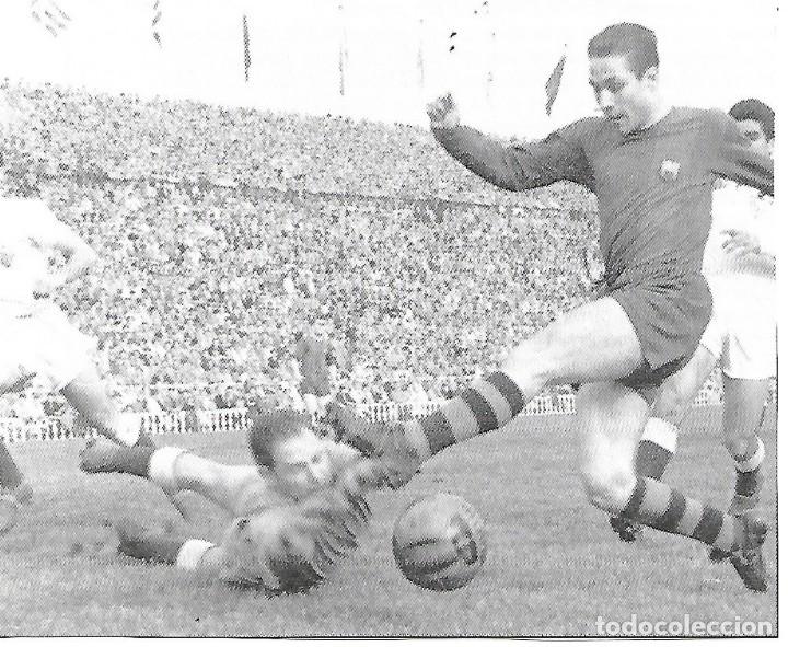 Collectionnisme sportif: BAR&Ccedil;A: Recorte de Justo TEJADA en acci&oacute;n