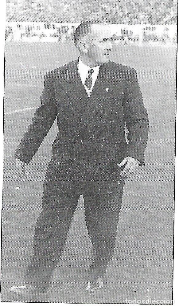 Collectionnisme sportif: ATL&Eacute;TICO DE MADRID Y REAL SOCIEDAD: Recorte del t&eacute;cnico BENITO D&Iacute;AZ, el T&Iacute;O BENITO