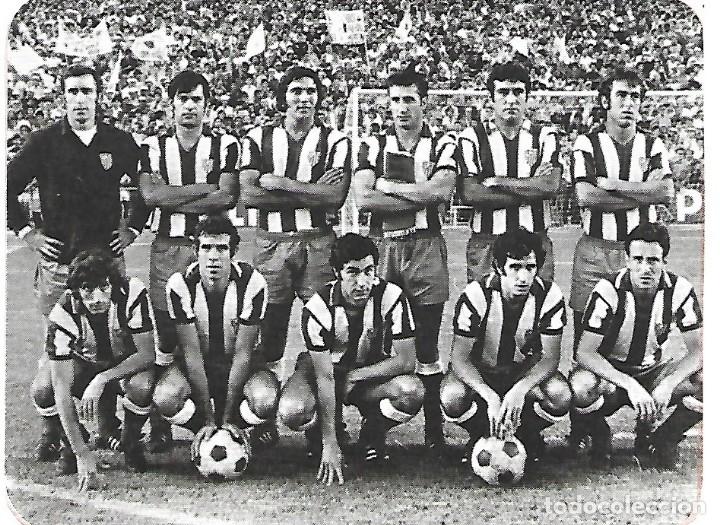 Collectionnisme sportif: ATL&Eacute;TICO DE MADRID: Recorte del equipo Campe&oacute;n de Copa en 1972