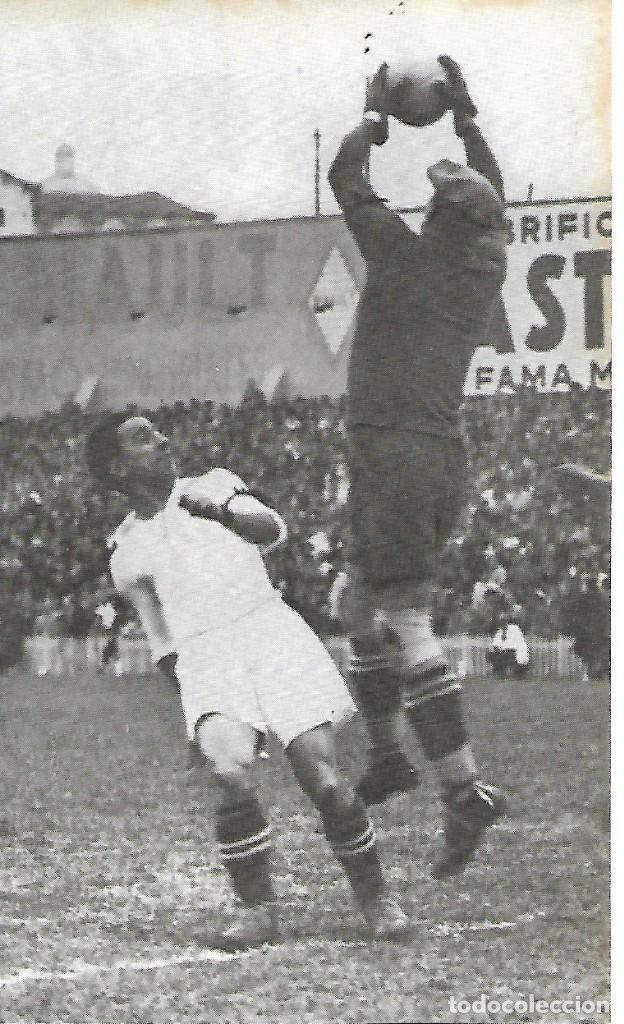 Collectionnisme sportif: Recorte de Ricardo ZAMORA en acci&oacute;n