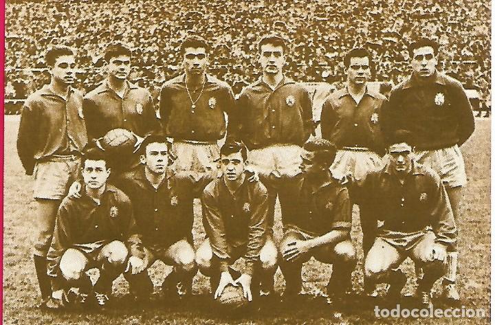 Collectionnisme sportif: SELECCI&Oacute;N ESPA&Ntilde;OLA DE F&Uacute;TBOL: Recorte de un equipo juvenil de 1957