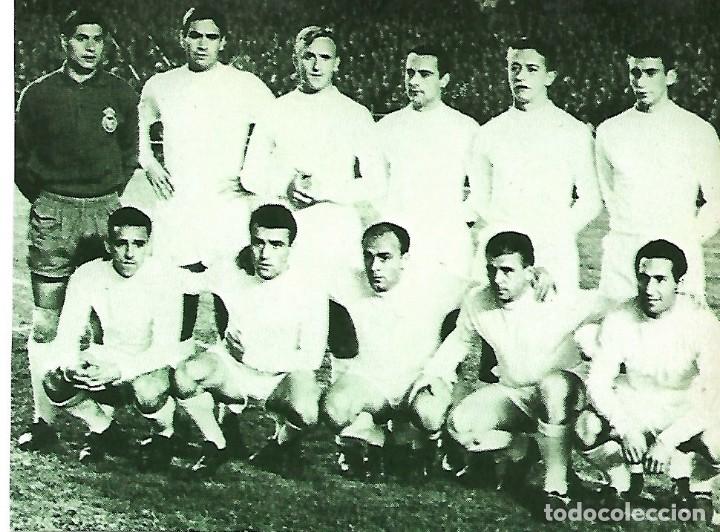 Collectionnisme sportif: REAL MADRID: Recorte de un equipo de la temporada 60-61, Campeones de Liga