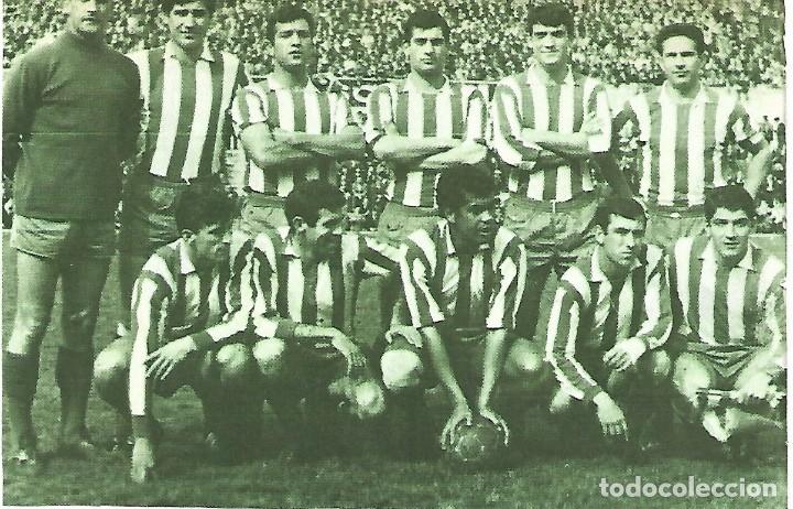 Collectionnisme sportif: ATL&Eacute;TICO DE MADRID: Recorte de un equipo de la temporada 64-65, Campeones de Copa