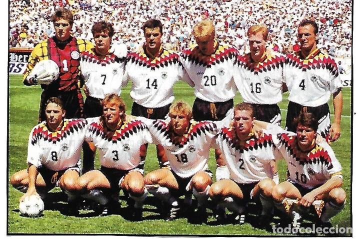 Collectionnisme sportif: SELECCI&Oacute;N DE F&Uacute;TBOL DE ALEMANIA. Recorte de 1994
