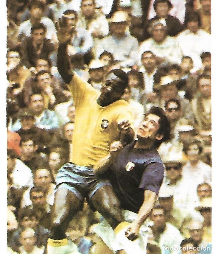 Collectionnisme sportif: SELECCI&Oacute;N DE F&Uacute;TBOL DE BRASIL: Recorte de PEL&Eacute; en acci&oacute;n