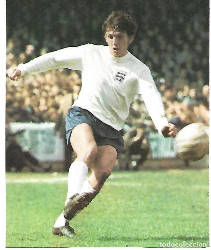 Collectionnisme sportif: SELECCI&Oacute;N DE F&Uacute;TBOL DE INGLATERRA: Recorte de Martin PETERS en acci&oacute;n