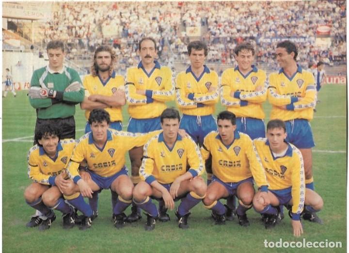 Collezionismo sportivo: C&Aacute;DIZ CF: Minip&oacute;ster de un equipo de la temporada 88-89