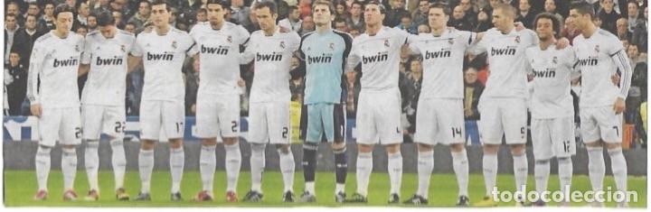 Collectionnisme sportif: REAL MADRID: Recorte de un equipo de 2011