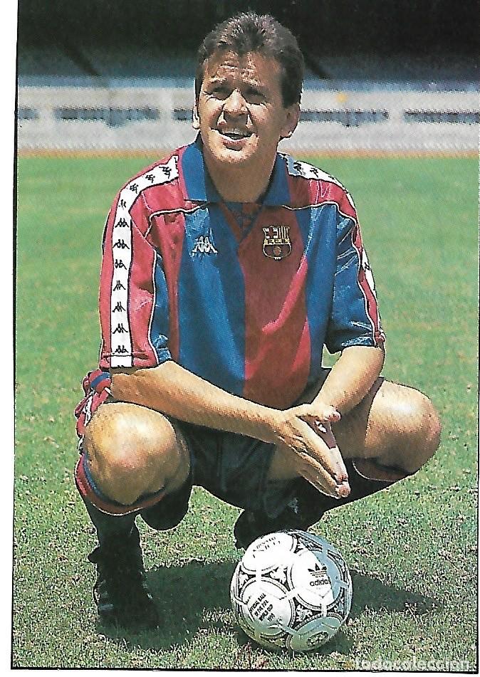 Collectionnisme sportif: BAR&Ccedil;A: Recorte de Quique ESTEBARANZ