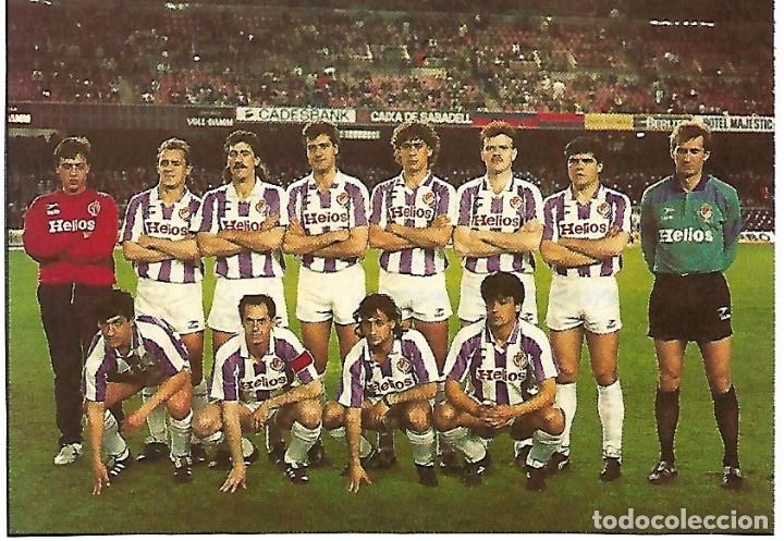 Collectionnisme sportif: REAL VALLADOLID: Recorte de un equipo de los a&ntilde;os 80