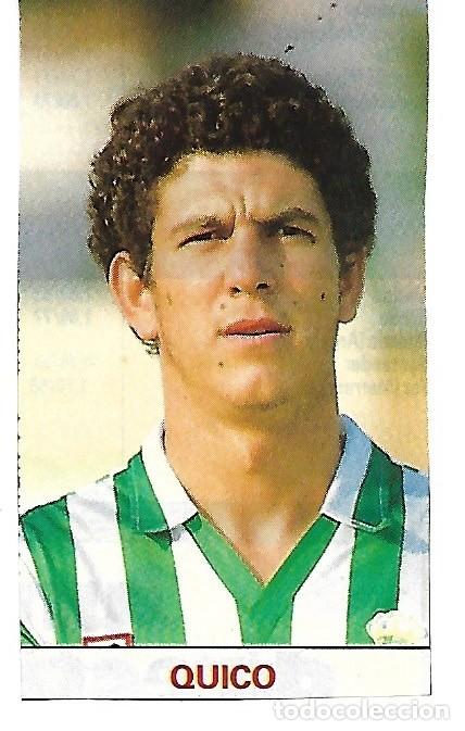 Collectionnisme sportif: REAL BETIS BALOMPI&Eacute;: Recorte de QUICO. 1987