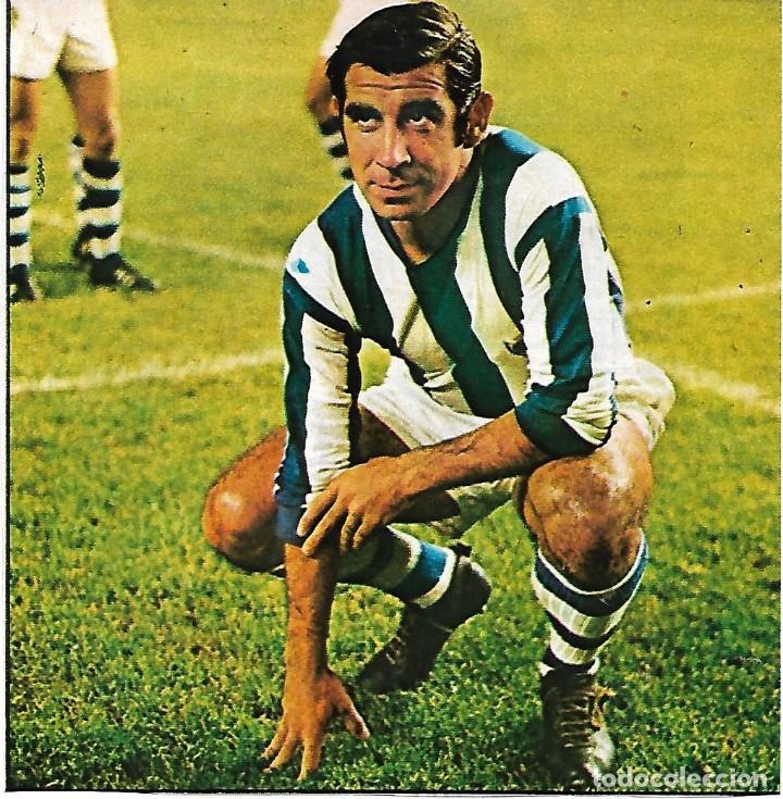 Collectionnisme sportif: REAL SOCIEDAD: Gran recorte de Fernando ANSOLA en cuclillas. 1971