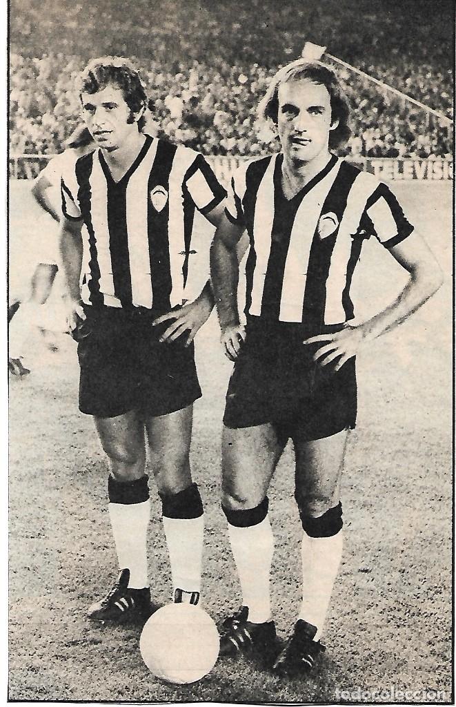 Collectionnisme sportif: C.D. CASTELL&Oacute;N: Gran recorte de GONZ&Aacute;LEZ y FERM&Iacute;N. 1973