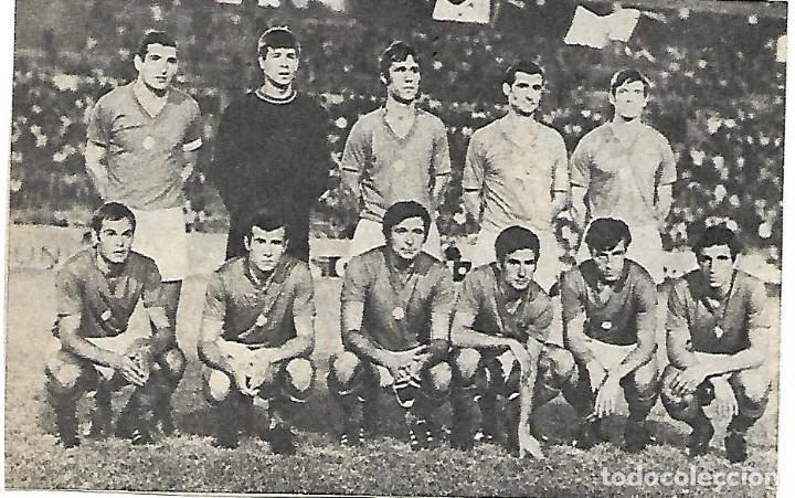 Collectionnisme sportif: BANDERA ROJA DE SOF&Iacute;A ( BULGARIA ): Recorte de un equipo de principios de los a&ntilde;os 70