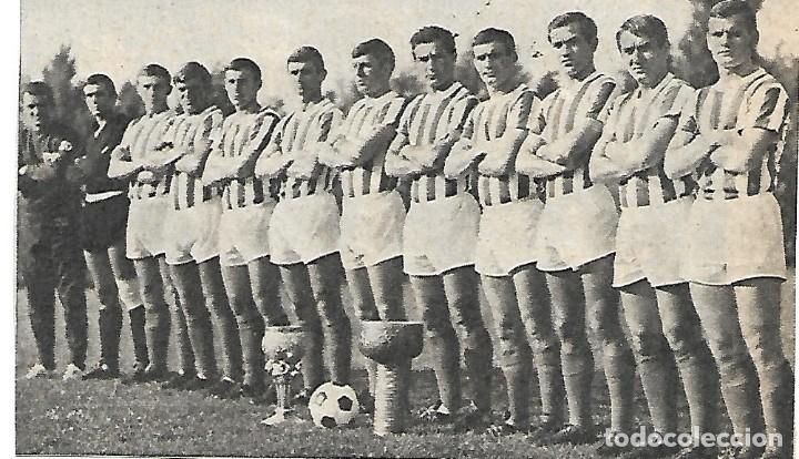 Collectionnisme sportif: ESTRELLA ROJA DE BELGRADO ( YUGOESLAVIA): Recorte de un equipo de 1968