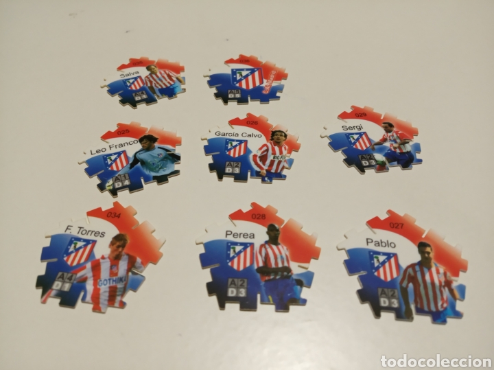 Collectionnisme sportif: Atl&eacute;tico de Madrid tazos grefusa f&uacute;tbol