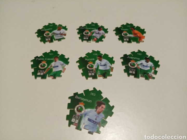 Collectionnisme sportif: Racing de Santander tazos grefusa f&uacute;tbol