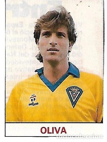 Collectionnisme sportif: C&Aacute;DIZ CF: Recorte de OLIVA. 1987