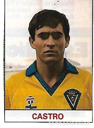 Collectionnisme sportif: C&Aacute;DIZ CF: Recorte de CASTRO. 1987