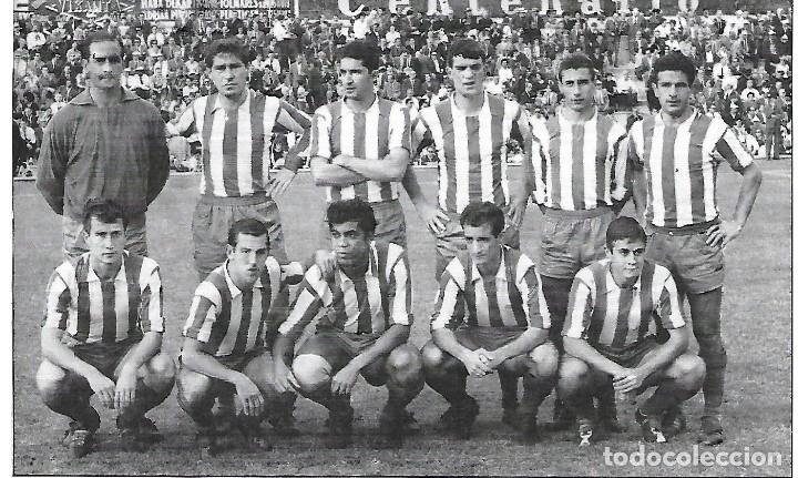 Collectionnisme sportif: ATL&Eacute;TICO DE MADRID: Recorte de un equipo de la temporada 63-64