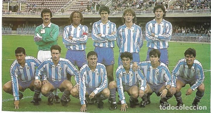 Collectionnisme sportif: C.D.M&Aacute;LAGA: Recorte de un equipo de hacia 1990