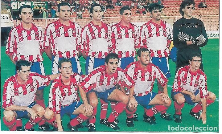 Collectionnisme sportif: POLIDEPORTIVO ALMER&Iacute;A: Recorte de un equipo de 1999